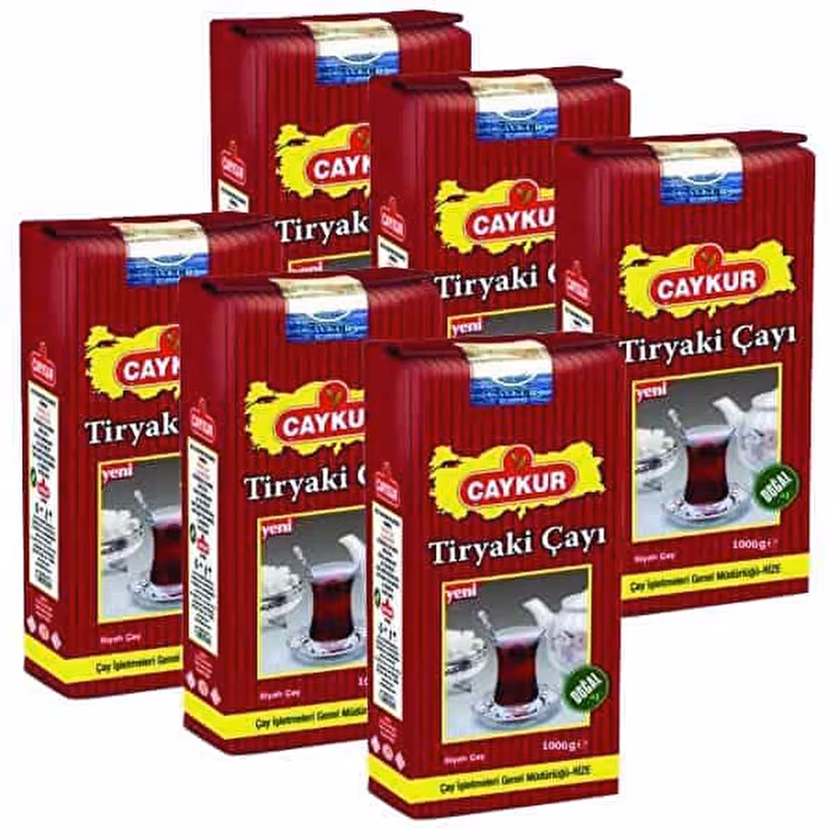 ÇAYKUR TİRYAKİ ÇAY 1000GR X6 ADET